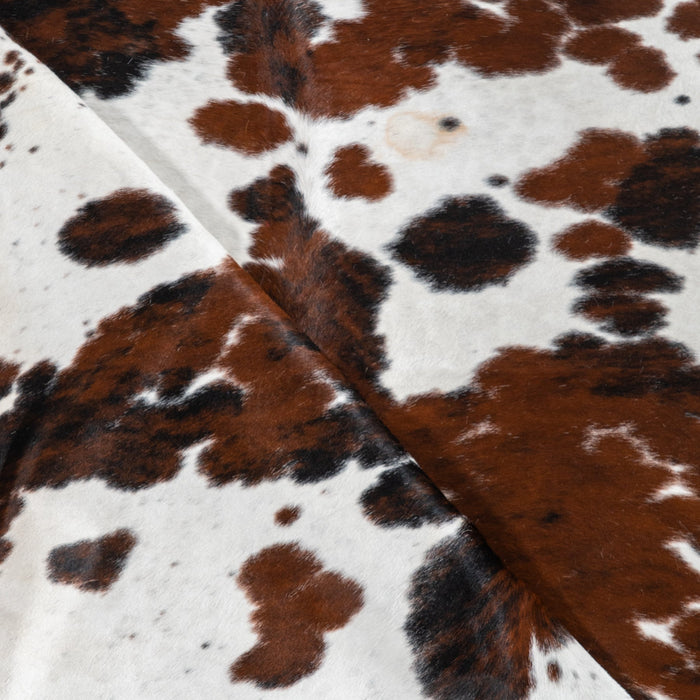 Tricolor Cowhide Rug Size 6'6" L x 6'4" W 1819