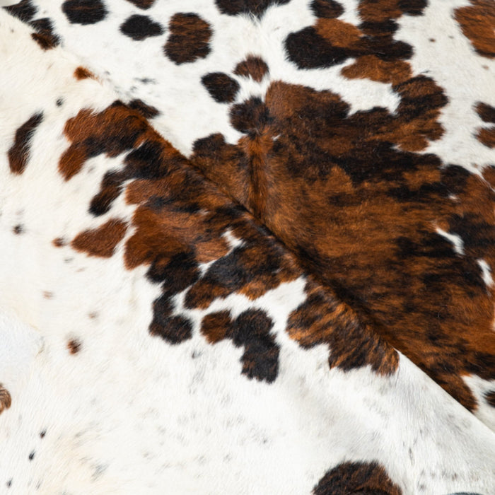 Tricolor Cowhide Rug Size 8'2" L x 7'6" W 1824