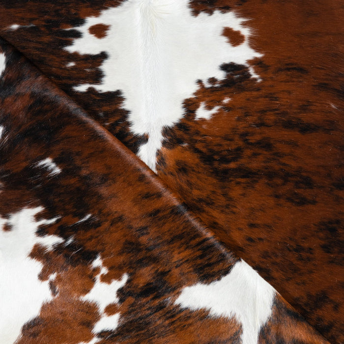Tricolor Cowhide Rug Size 7'1" L x 6'4" W 1828