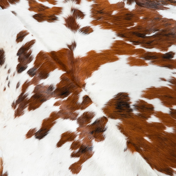 Tricolor Cowhide Rug Size 7'2" L x 6'7" W 1839