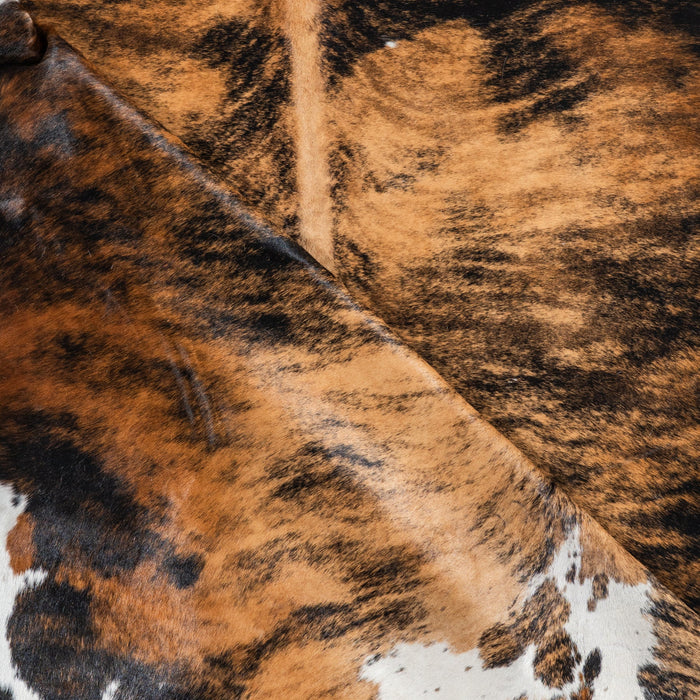 Tricolor Cowhide Rug Size 7'9" L x 6'10" W 1864