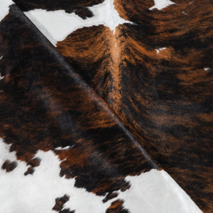 Tricolor Cowhide Rug Size 7'7" L x 7'1" W 1865