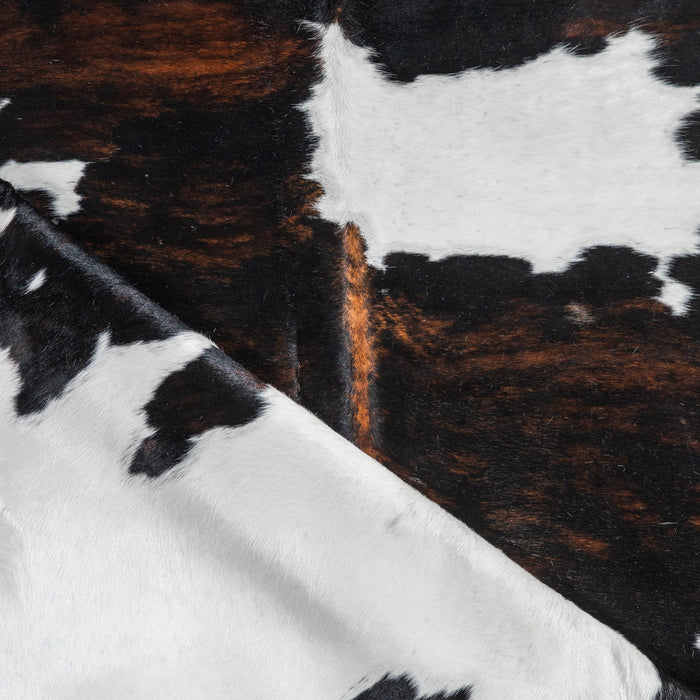 Tricolor Cowhide Rug Size 6'11" L x 6'8" W 1871