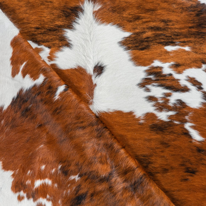 Tricolor Cowhide Rug Size 7'2" L x 6'8" W 1872