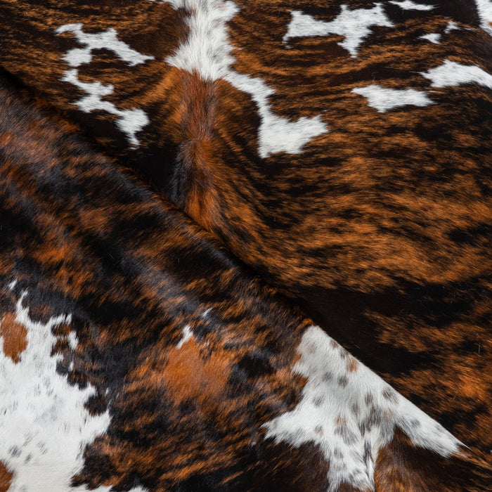 Tricolor Cowhide Rug Size 7'8" L x 6'1" W 1874