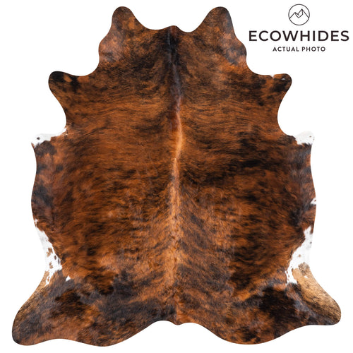 Brindle Cowhide Rug Size 6'9" L x 6'6" W 1958