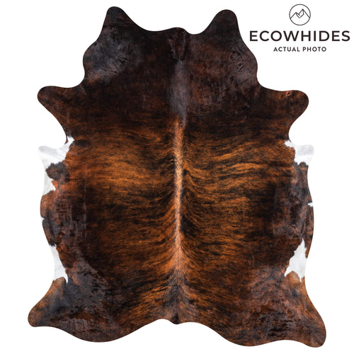 Brindle Cowhide Rug Size 8'0" L x 7'1" W 1980