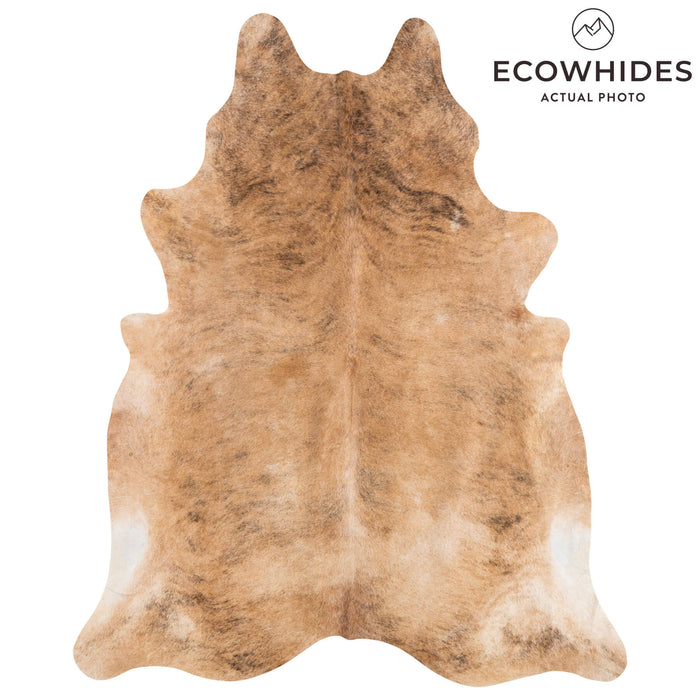 Brazilian Brindle Cowhide Rug Size 7'7" L x 6'6" W 2343