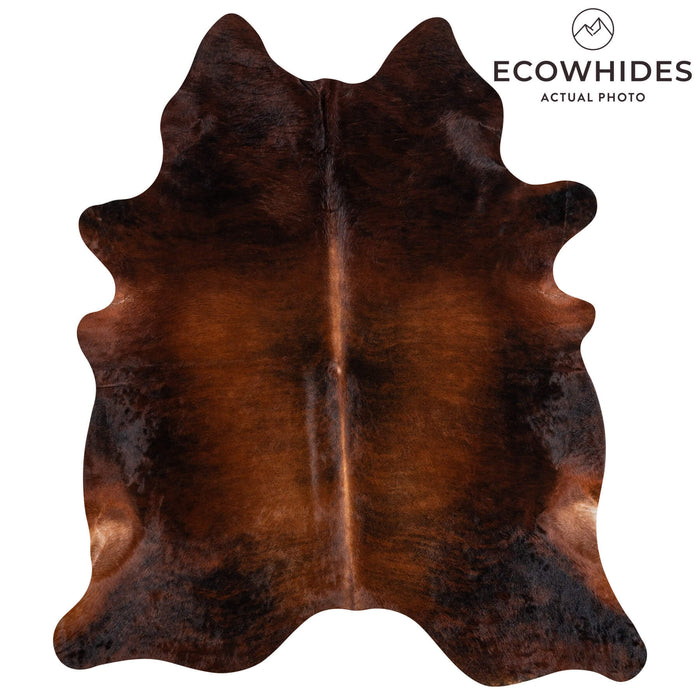 Brazilian Brindle Cowhide Rug Size 7'7" L x 6'6" W 2380