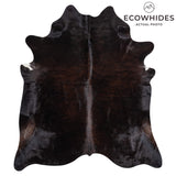 Brazilian Dark Brindle Cowhide Rug Size 7'7" L x 6'6" W 2391