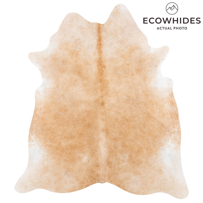 Brazilian Beige Cowhide Rug Size 6'9" L x 6'0" W 2466