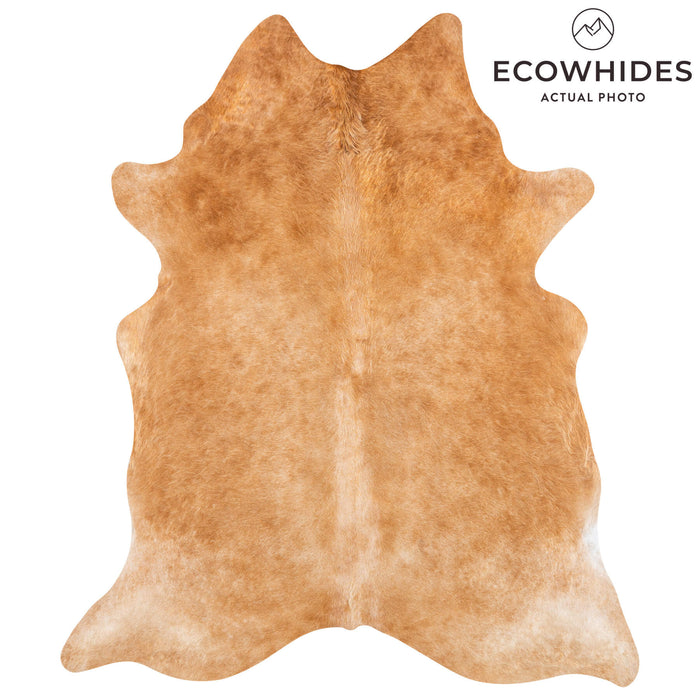 Brazilian Beige Cowhide Rug Size 6'11" L x 6'0" W 2467