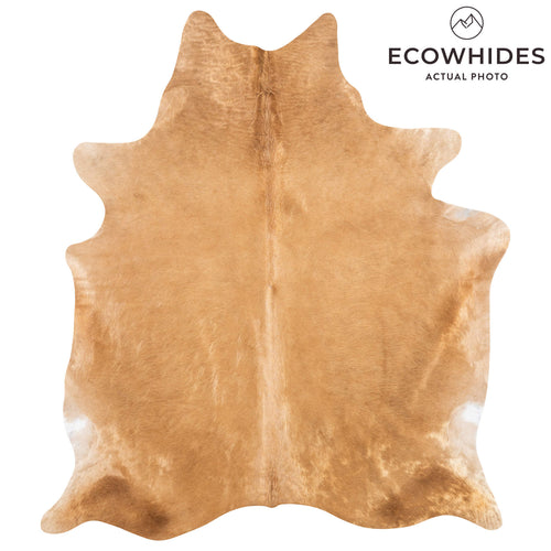 Brazilian Beige Cowhide Rug Size 7'0" L x 6'1" W 2468