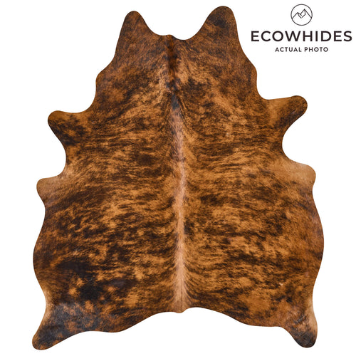 Brazilian Brindle Cowhide Rug Size 7'0" L x 5'10" W 2536