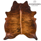 Brazilian Brindle Cowhide Rug Size 6'9" L x 5'9" W 2538