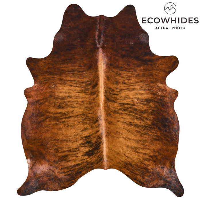 Brazilian Brindle Cowhide Rug Size 6'9" L x 5'9" W 2538