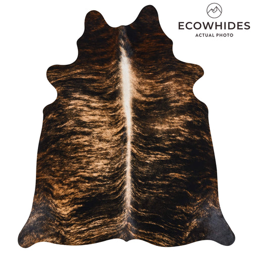Brazilian Brindle Cowhide Rug Size 6'8" L x 5'9" W 2540