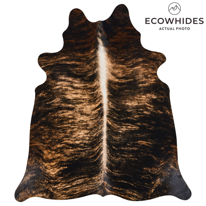 Brazilian Brindle Cowhide Rug Size 6'8" L x 5'9" W 2540
