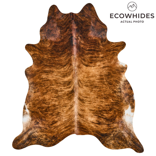 Brazilian Brindle Cowhide Rug Size 7'5" L x 6'3" W 2547