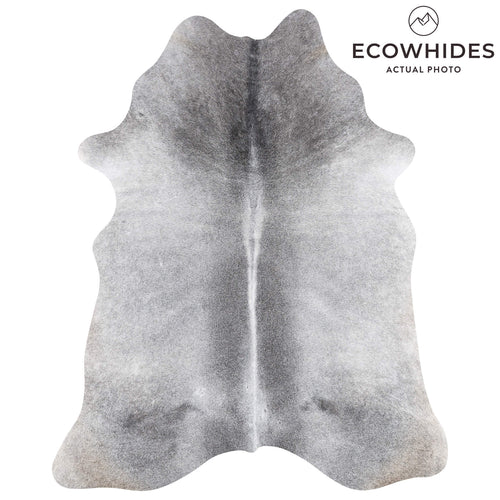 Brazilian Grey Cowhide Rug Size 6'6" L x 5'3" W 2552