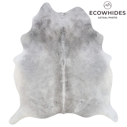 Brazilian Grey Cowhide Rug Size 6'1" L x 5'5" W 2555