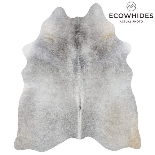 Brazilian Grey Cowhide Rug Size 6'1" L x 5'2" W 2557