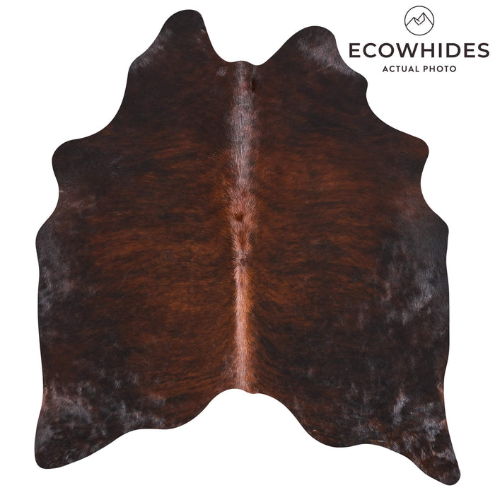 Brazilian Dark Brindle Cowhide Rug Size 6'3" L x 5'9" W 2600