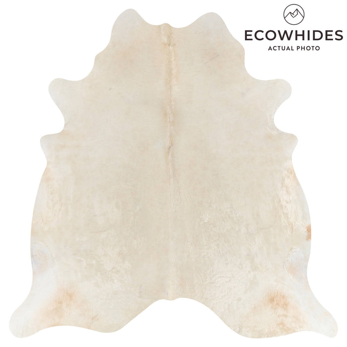 Brazilian Champagne Cowhide Rug Size 6'10" L x 6'7" W 2677