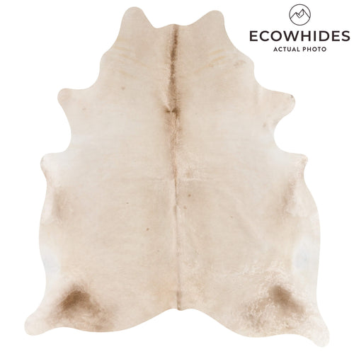 Brazilian Champagne Cowhide Rug Size 7'11" L x 6'9" W 2679
