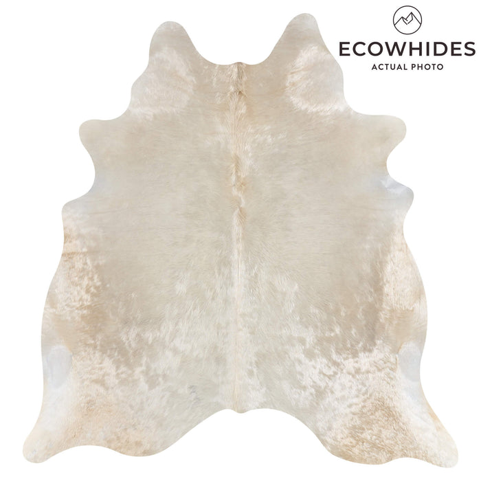 Brazilian Champagne Cowhide Rug Size 6'9" L x 6'3" W 2681