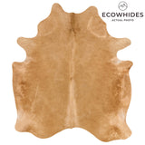 Brazilian Beige Cowhide Rug Size 6'11" L x 5'9" W 2687