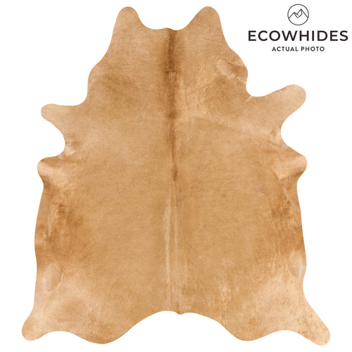 Brazilian Beige Cowhide Rug Size 7'7" L x 6'8" W 2688