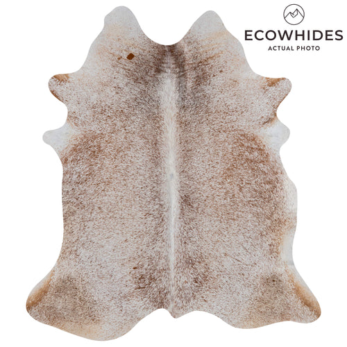 Brazilian Brown Salt and Pepper Cowhide Rug Size 6'11" L x 6'1" W 3068