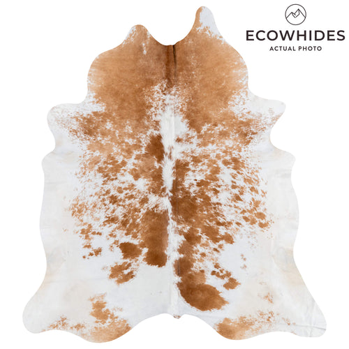 Brazilian Brown Salt and Pepper Cowhide Rug Size 7'11" L x 7'0" W 3074