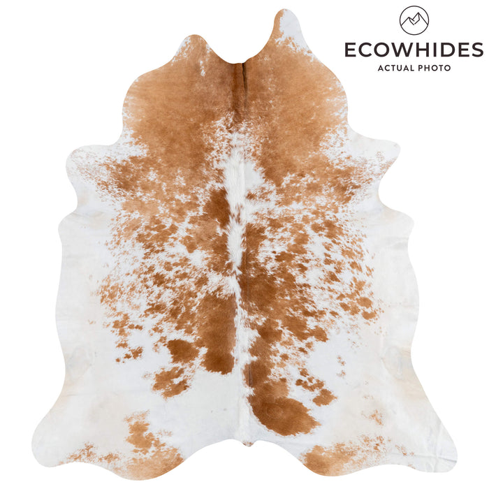Brazilian Brown Salt and Pepper Cowhide Rug Size 7'11" L x 7'0" W 3074