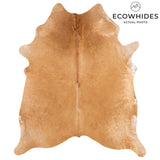 Brazilian Beige Cowhide Rug Size 7'7" L x 6'4" W 3113