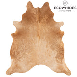 Brazilian Beige Cowhide Rug Size 7'10" L x 6'10" W 3115