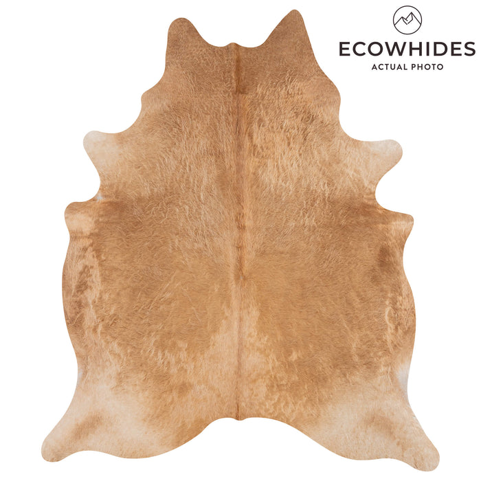 Brazilian Beige Cowhide Rug Size 7'10" L x 6'6" W 3123