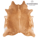 Brazilian Beige Cowhide Rug Size 8'2" L x 7'1" W 3127