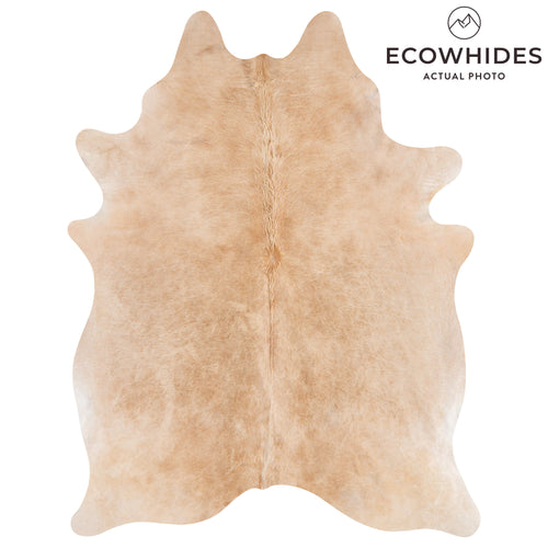 Brazilian Beige Cowhide Rug Size 8'2" L x 6'1" W 3133