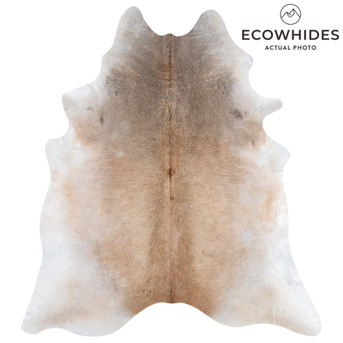 Brazilian Grey Palomino Cowhide Rug Size 8'0" L x 7'3" W 3145