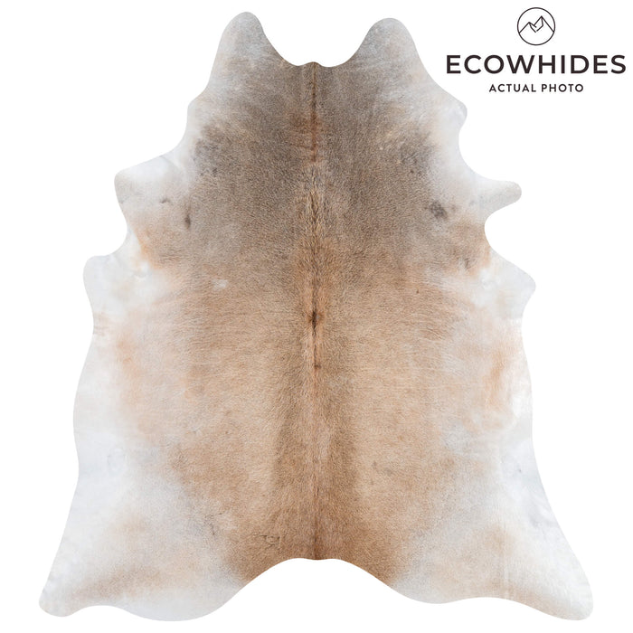 Brazilian Grey Palomino Cowhide Rug Size 8'0" L x 7'3" W 3145