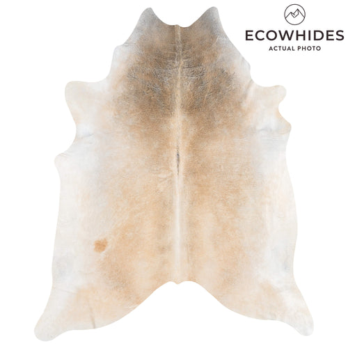 Brazilian Grey Palomino Cowhide Rug Size 8'3" L x 6'11" W 3147