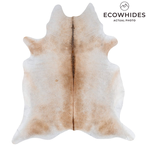 Brazilian Grey Palomino Cowhide Rug Size 8'6" L x 7'4" W 3171