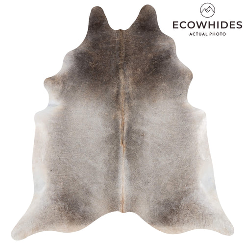 Brazilian Grey Palomino Cowhide Rug Size 7'9" L x 7'2" W 3175