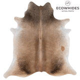 Brazilian Grey Palomino Cowhide Rug Size 7'4" L x 6'9" W 3186