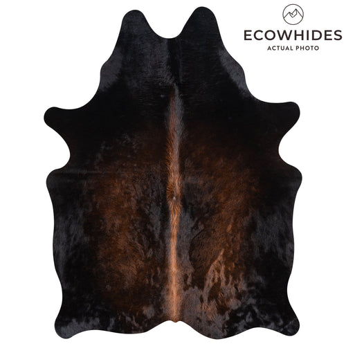 Brazilian Mahogany Cowhide Rug Size 6'7" L x 4'5" W 3217