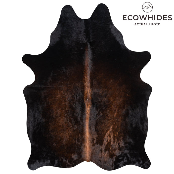 Brazilian Mahogany Cowhide Rug Size 6'7" L x 4'5" W 3217