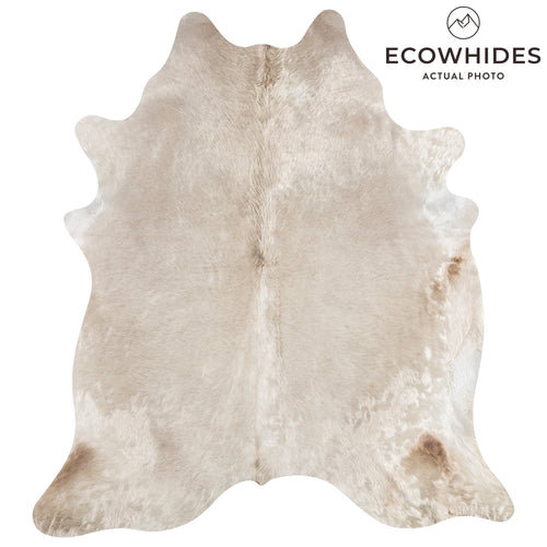 Brazilian Champagne Cowhide Rug Size 7'11" L x 7'0" W 3225