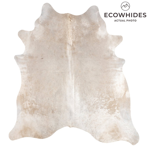 Brazilian Champagne Cowhide Rug Size 8'3" L x 7'0" W 3226